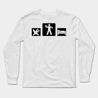 Eat sleep HB Long Sleeve T-Shirt